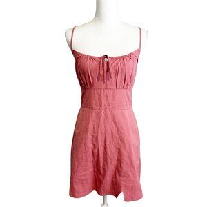 Abercrombie & Fitch Womens Cotton Sundress Size Small Dusty Rose Beachy Resort